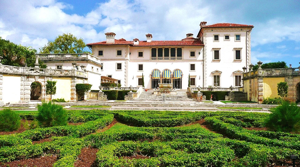 Villa Vizcaya and gardens in Miami